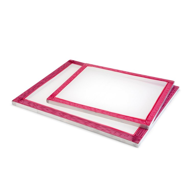 Screen printing frame aluminum, covered, fabric: 54T