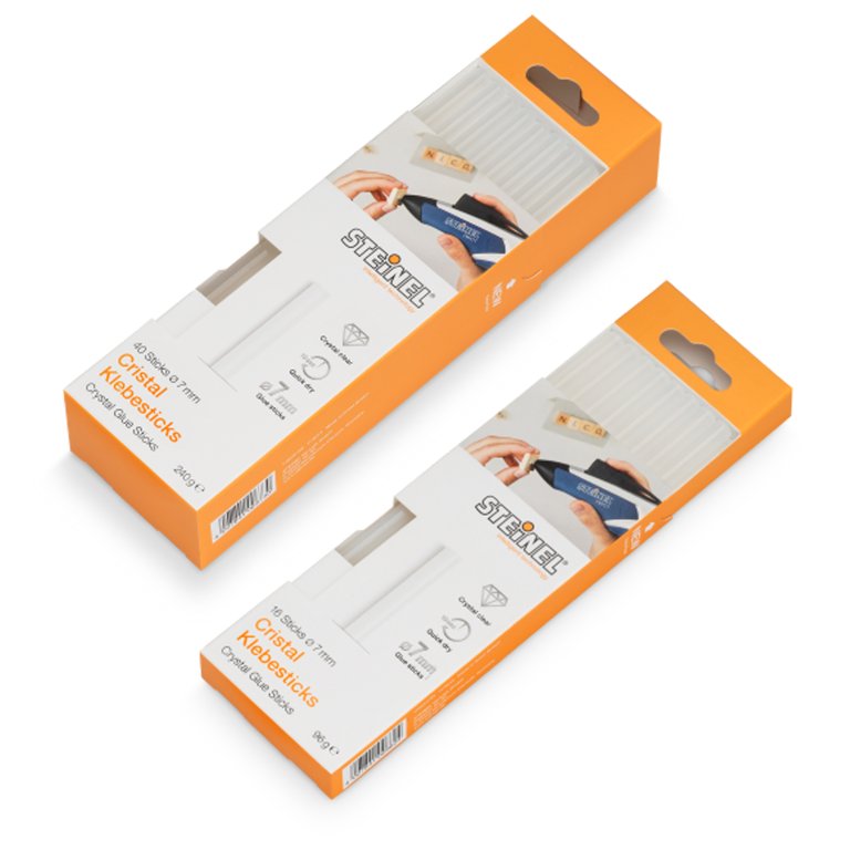 Steinel hot glue sticks thin Cristal
