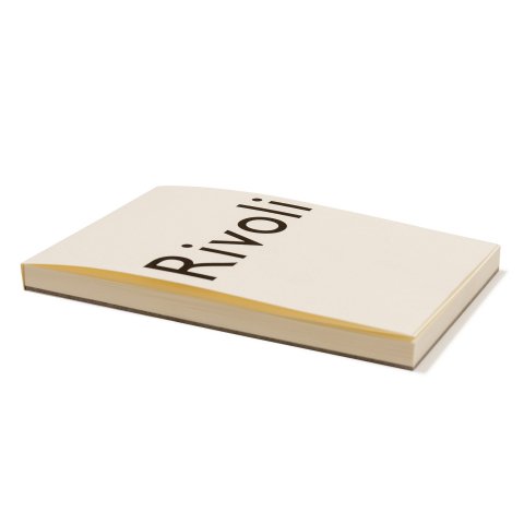 Rivoli stationery pad A6, 120 g/m², 50 sht. blank, yellowish white