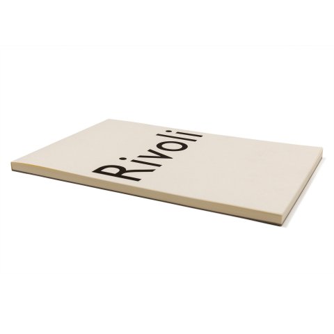 Rivoli Briefpapier Block A5, 120 g/m², 50 Bl. blanko, gelblich weiß