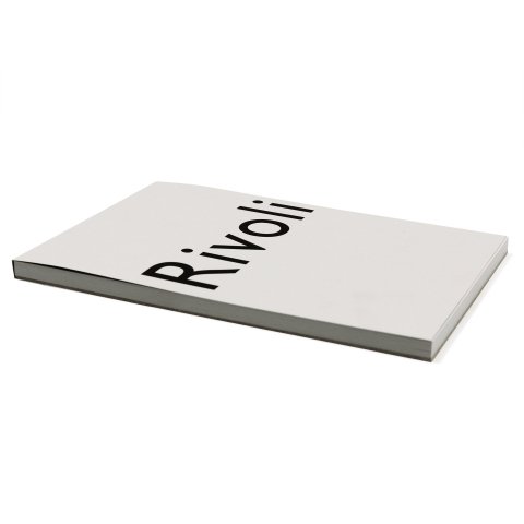 Bloque de papelería Rivoli A5, 120 g/m², 50 hojas en blanco, gris