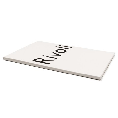 Rivoli stationery pad A4, 120 g/m², 50 sht. blank, white