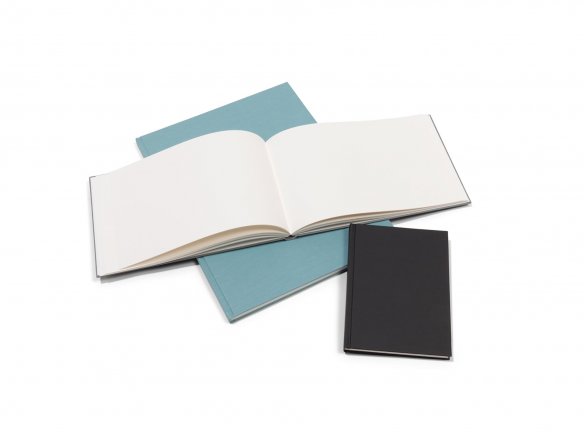 Libro degli ospiti e per schizzi, rivestito in cotone