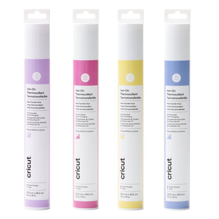 Cricut cinta de transferencia térmica Iron-On cambio de color UV