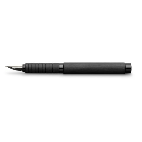 Faber-Castell Essentio fountain pen, aluminium barrel colour: black