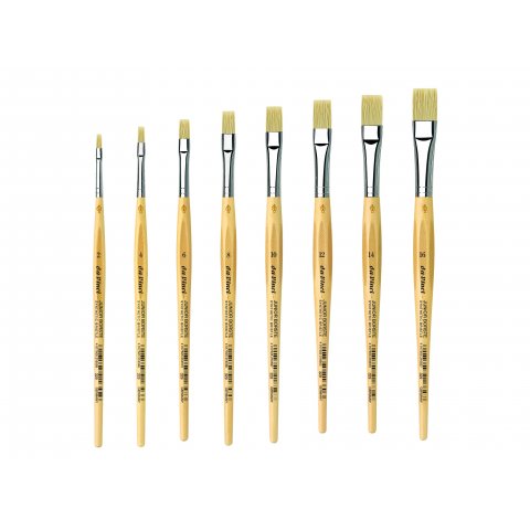 Da Vinci Junior Synthetics bristle brush, set series 329, size 2, 4, 6, 8, 10, 12, 14 and 16
