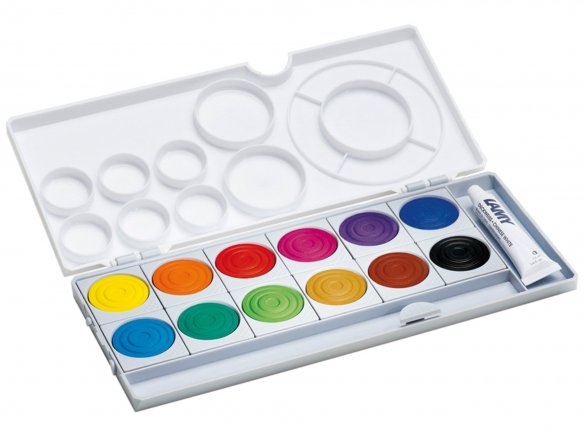 Lamy aquaplus paint box, opaque colours, standard