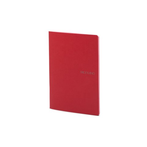 Fabriano Notizheft EcoQua Colore 148 x 210 mm, DIN A5, 40 Blatt/80 Seiten, rot