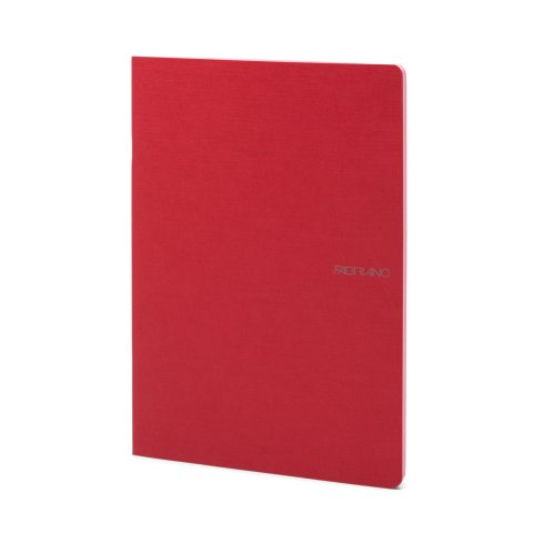 Fabriano EcoQua Colore notebook 210 x 297 mm, DIN A4, 40 pages/80 sides, red