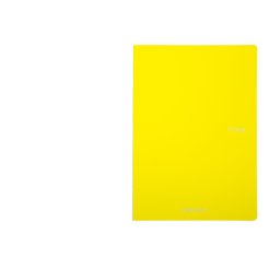 Fabriano EcoQua Colore notebook 210 x 297 mm, DIN A4, 40 sheets/80 pages, yellow