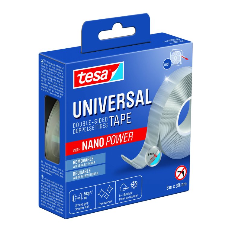 Tesa Universal Montageband Acrylat Nano Power