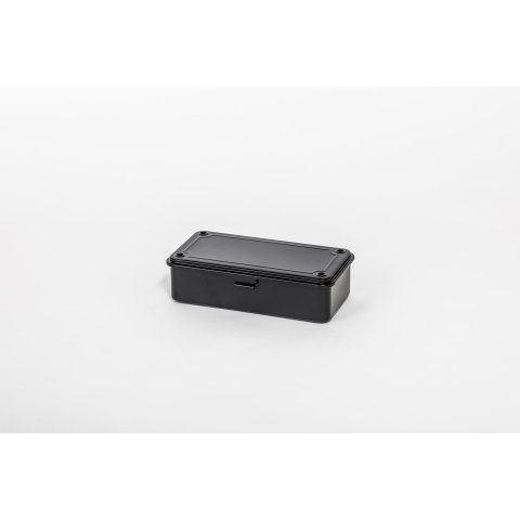 Toyo Steel Metallbox stapelbar T-190 203 x 109 x 56, Stahlblech, black