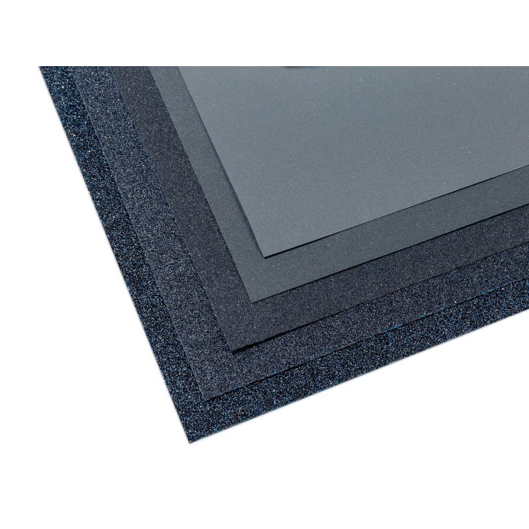 Wet silicon carbide sandpaper