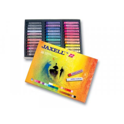 Pastel Crayon Jaxell, Set Set de 36 unidades en caja de cartón
