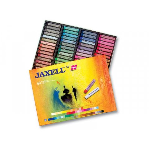 Pastel Crayon Jaxell, Set Set de 60 unidades en caja de cartón
