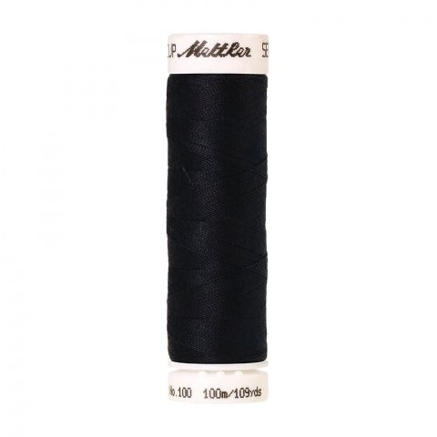 Amann Mettler sewing thread Seralon No. 100 l = 100 m, PES, Midnight (1468)