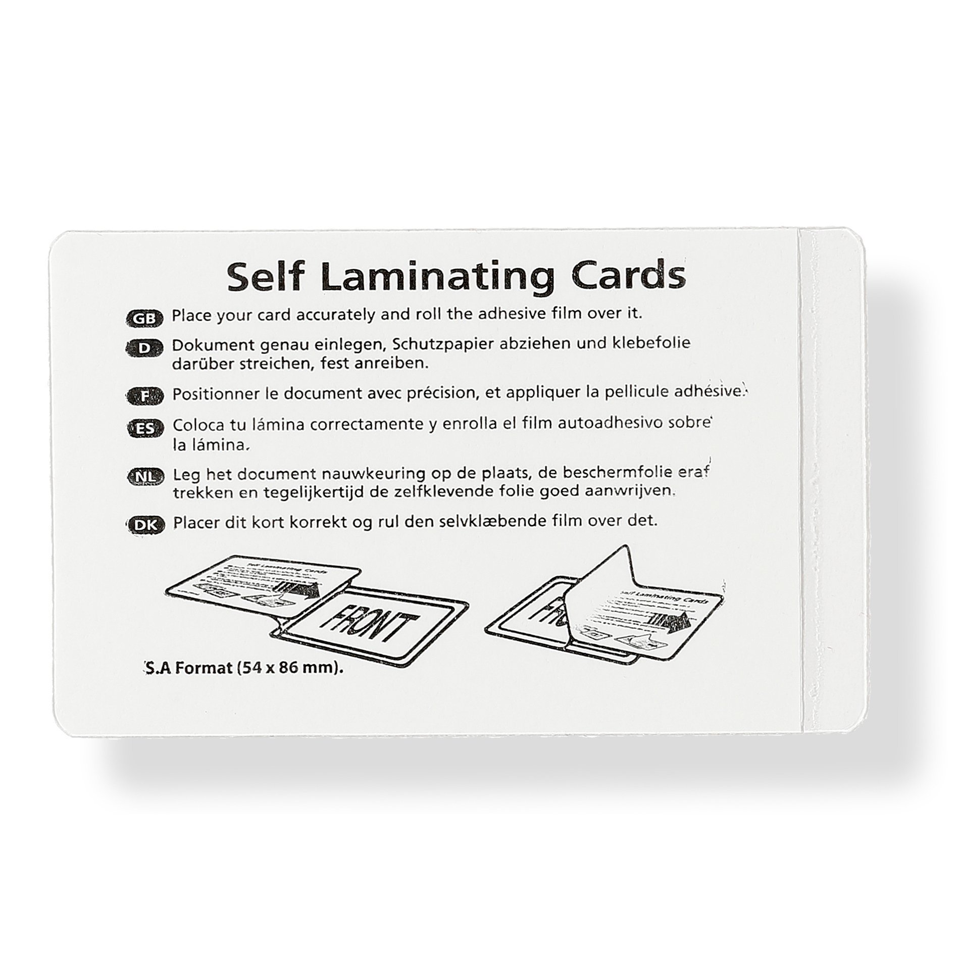 Shop Cold lamination pouches, self-adhesive, transparent online at