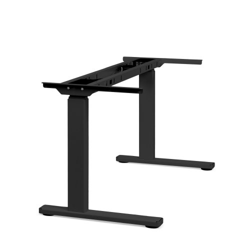 Modulor Tischgestell T für Kinder und Jugendliche Standard schwarz, für Tischplatte 25x680x1200 mm
