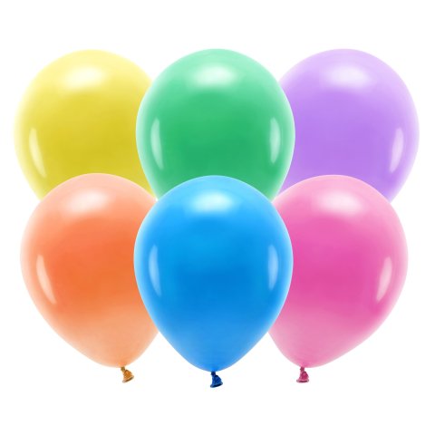 Luftballons ø 30 cm, 10 Stück, Farbmix bunt