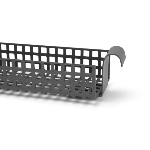 Kabelkanal für Tischgestell E2 95 x 50 x 950 mm, metallic-grau