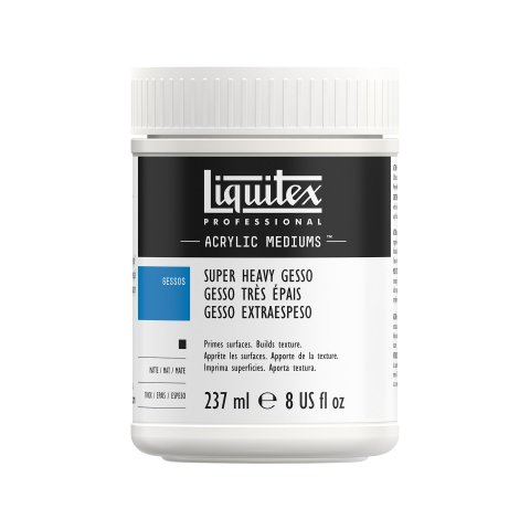 Liquitex Gesso plastic can, 237 ml, extra heavy (Impasto)
