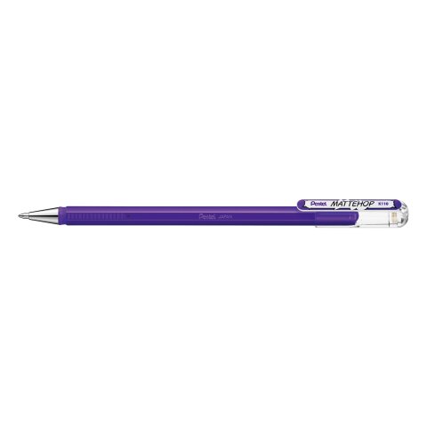 Pentel gel rollerball Mattehop Pen 1 mm (line width 0.5 mm), violet