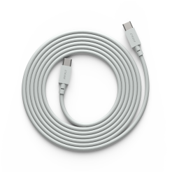 Avolt charging cable Cable 1, USB-C to USB-C, 2 m, max. 60 W, silicone cable, gray