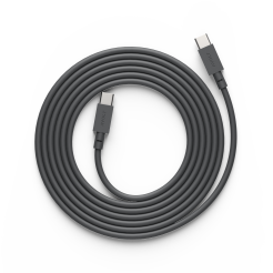 Avolt charging cable Cable 1, USB-C to USB-C, 2 m, max. 60 W, silicone cable, black