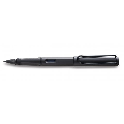Lamy fountain pen, safari plastic, charcoal, matte (model 17)