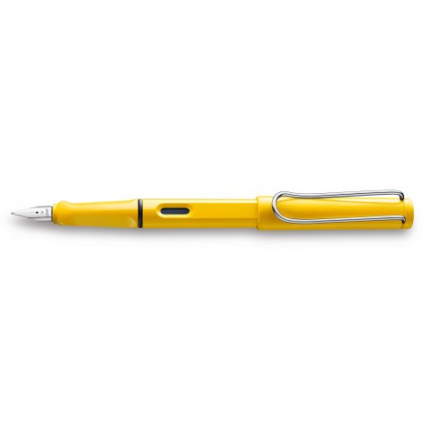 Lamy fountain pen, safari plastic, yellow, glossy (model 18)