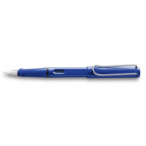 Lamy fountain pen, safari plastic, blue, glossy (model 14)