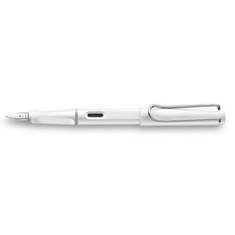 Penna stilografica Lamy safari Plastica bianca, lucido (modello 19)