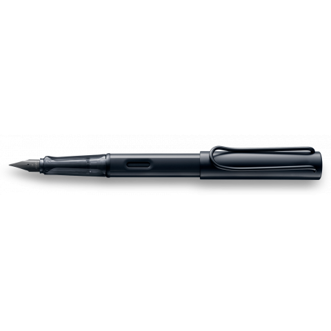 Lamy fountain pen, AL-star Aluminium anodised, black