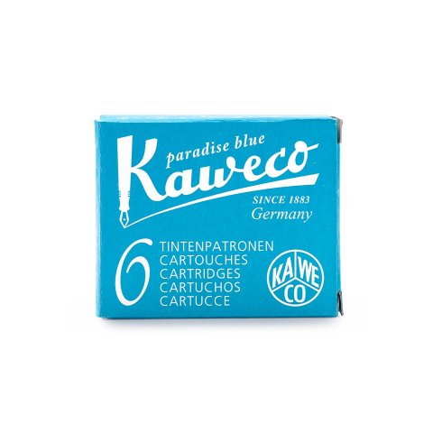 Kaweco ink cartridges Kaweco, 6 pieces, turquoise