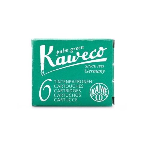 Kaweco ink cartridges Kaweco, 6 pieces, green