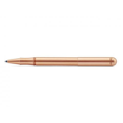 Kaweco Liliput ballpoint pen including short case, with cap, copper