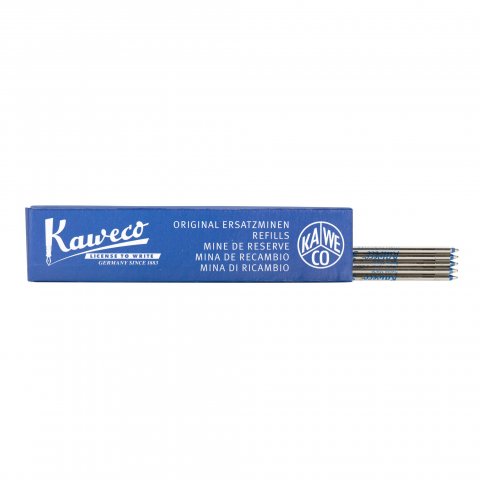 Kaweco ball pen refills D1, blue, line width 0.8 mm, 5 pieces