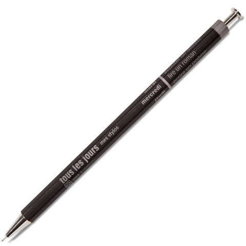 Bolígrafo de Mark Tous les Jours mango negro, color negro de las letras