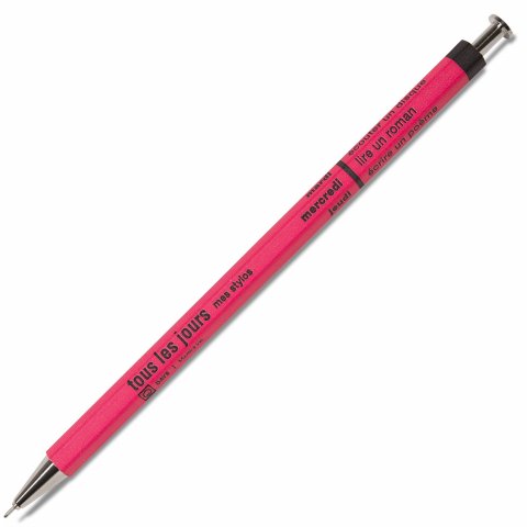 Mark's Kugelschreiber Tous les Jours pinker Schaft, Schriftfarbe schwarz
