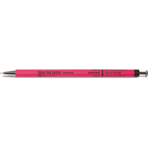 new Initial/letter 'K' pink light up ballpoint pen with black ink 