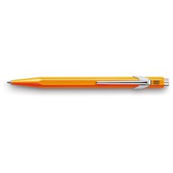 Caran d'Ache Kugelschreiber 849 Stift, neonorangefarbener Schaft