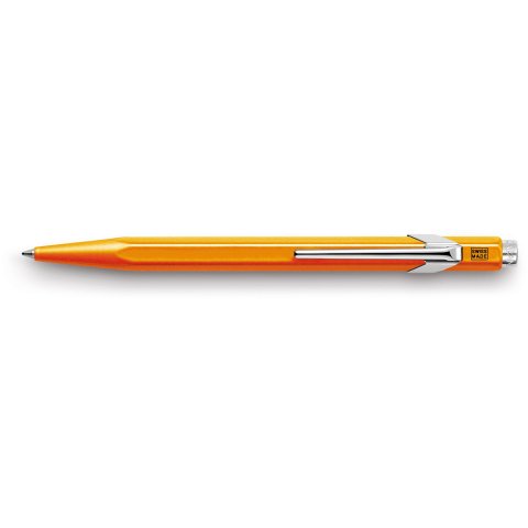 Penna a sfera Caran d'Ache 849 Pen, neon orange barrel