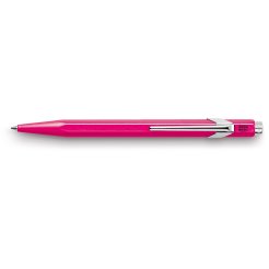 Caran d'Ache Kugelschreiber 849 Stift, neonpinkfarbener Schaft