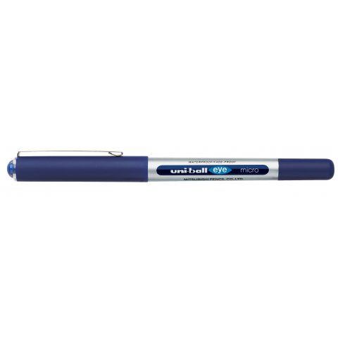 Uni-ball Tintenroller Eye micro Stift, mittelblau
