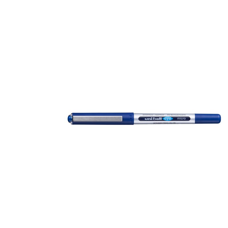 Uni Ball Eye Micro Tintenroller – 0,5 Mm Metallspitze, Wasserfeste Pigmenttinte, 0,2 Mm Strich, 6er Pack