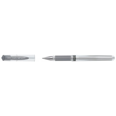 Penna roller a inchiostro gel Uni-ball Signo UM 153 Penna (larga), argento