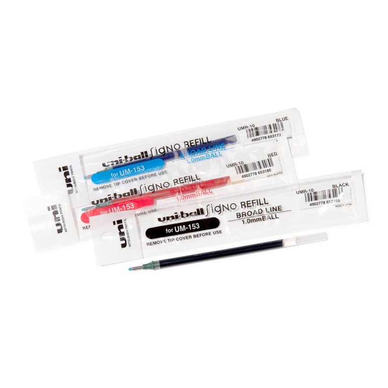 Refill for Uni-ball gel rollerball Impact UM 153S