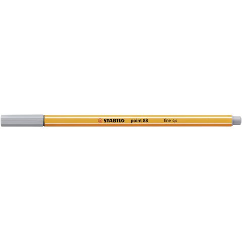 Stabilo Point 88 Pen, medium gray (95)