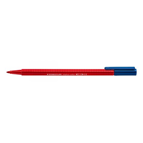 Rotuladores de punta de fibra Staedtler Triplus Color Bolígrafo, rojo