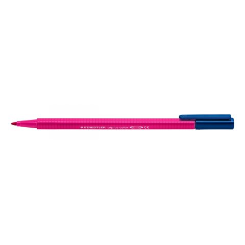 Penne con punta in fibra Staedtler Triplus Color Penna, magenta
